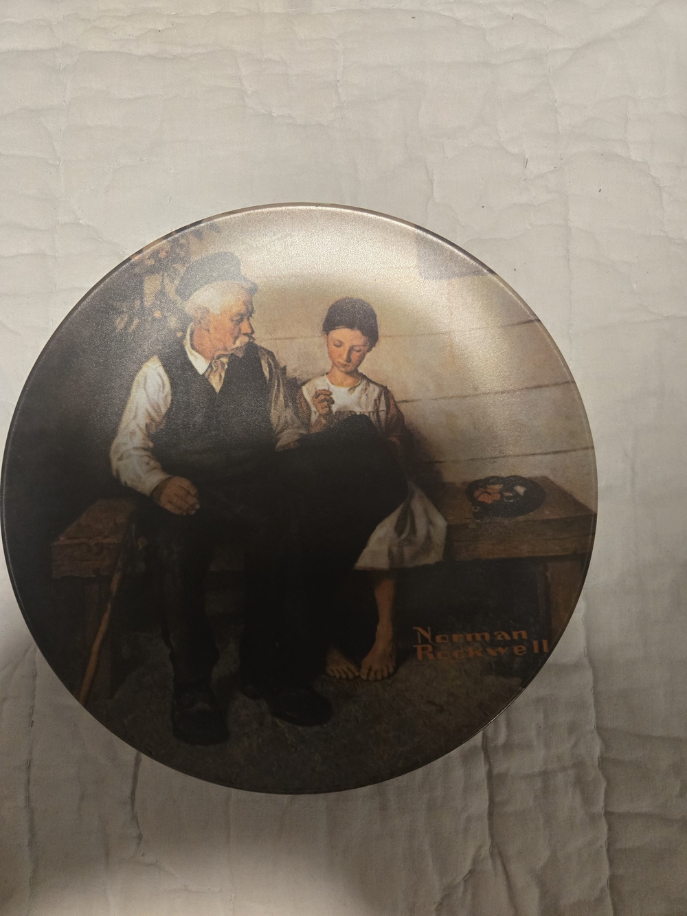 Norman Rockwell Collector Plate - The Lighthouse Keeper's Daughter